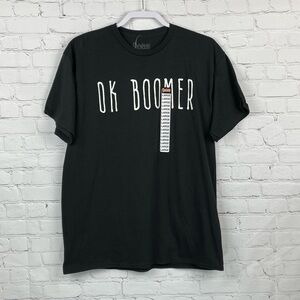 Spencers Graphic Tee Shirt - OK Boomer - Black - Size Large